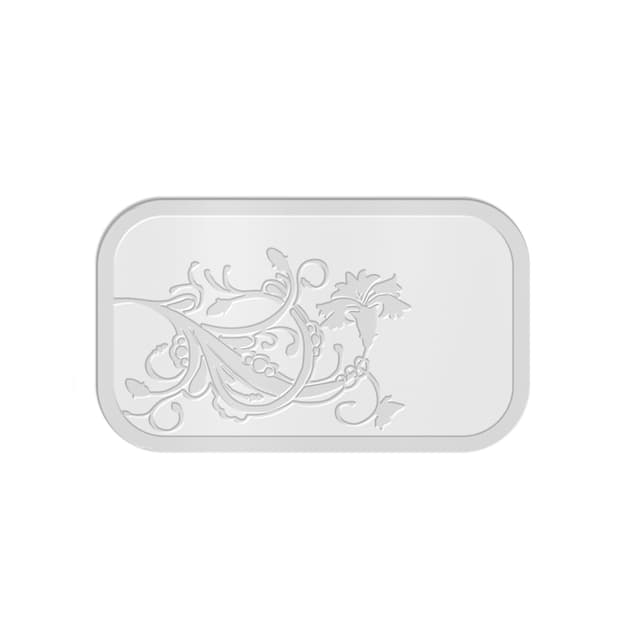 Muthoot Pappachan Swethavarsham Silver Bar 999 Purity 50 GMS - alternate view